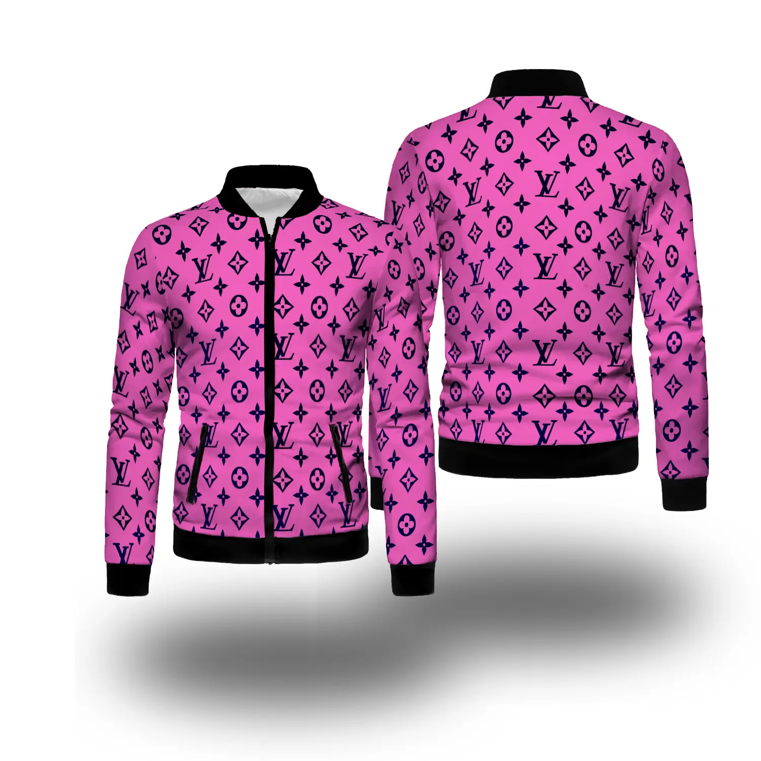 Louis vuitton varsity zipper tracksuit jacket hot trend 4949
